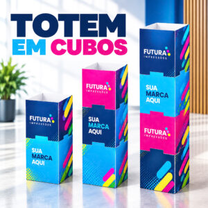 Totem em Cubos Personalizado