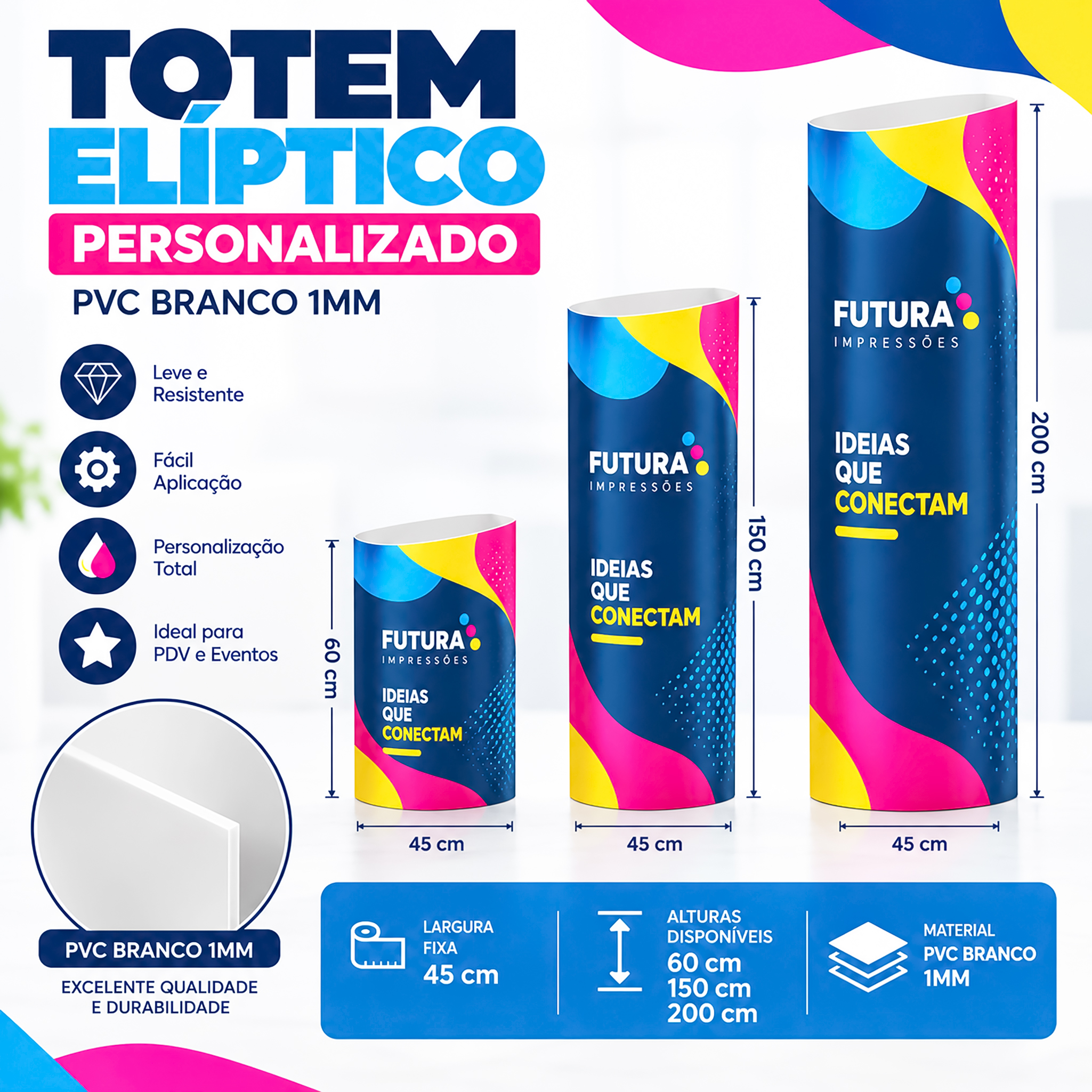Totem Elíptico Personalizado - Imagem 3